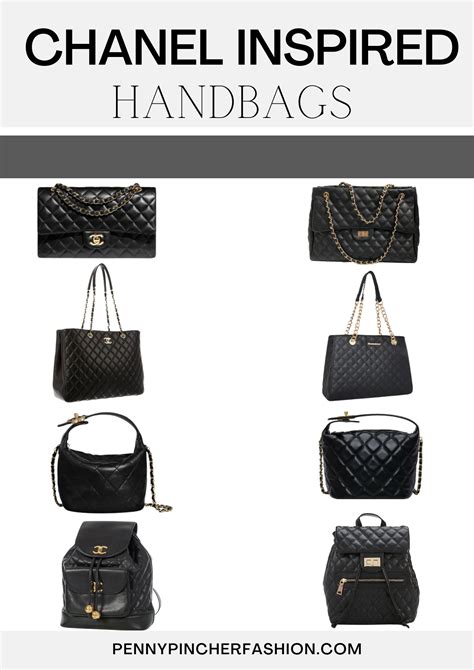 bolsa chanel tote inspired|Chanel style handbag dupes.